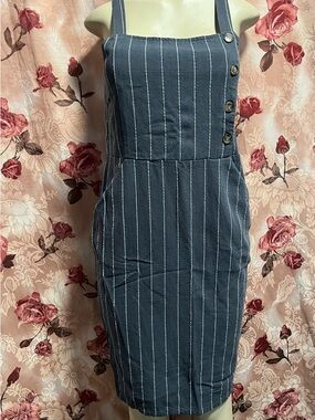 orange creek dark navy blue with white stripes